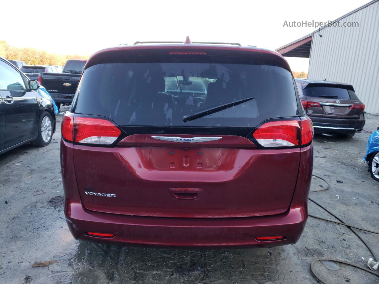 2020 Chrysler Voyager Lxi Бордовый vin: 2C4RC1DG8LR163615