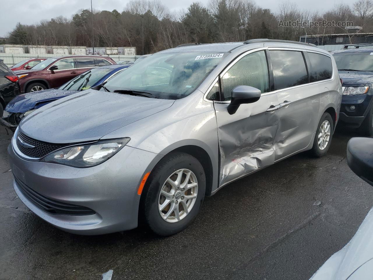 2020 Chrysler Voyager Lxi Серый vin: 2C4RC1DG8LR262080