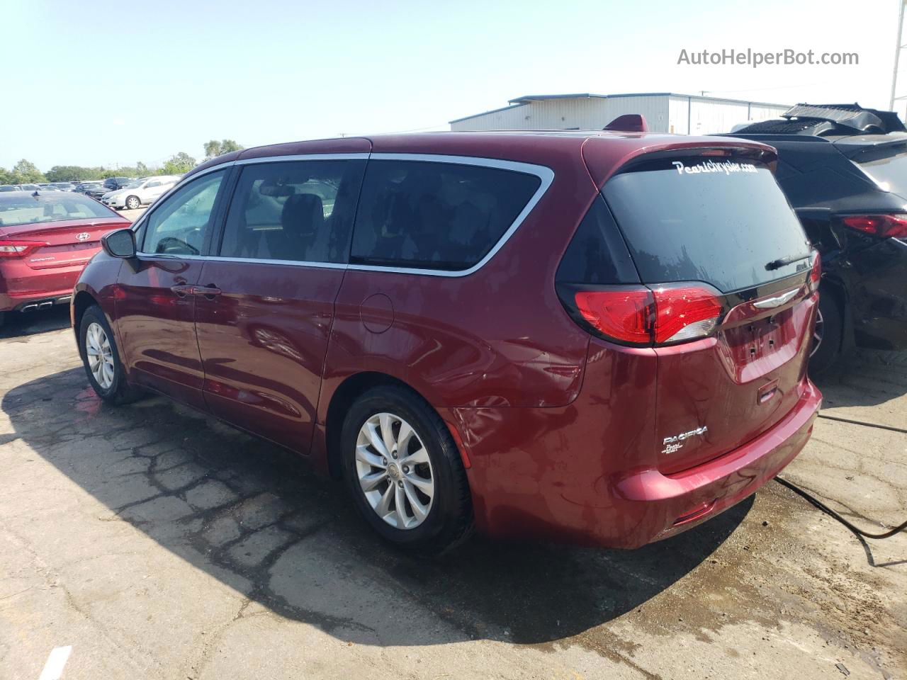 2017 Chrysler Pacifica Touring Бордовый vin: 2C4RC1DG9HR510781