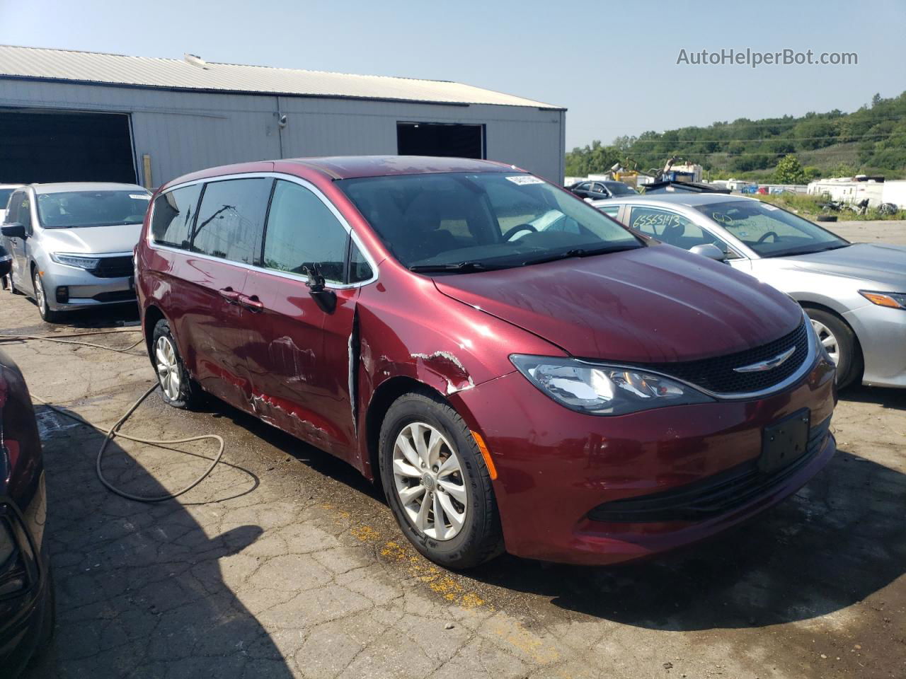 2017 Chrysler Pacifica Touring Бордовый vin: 2C4RC1DG9HR510781