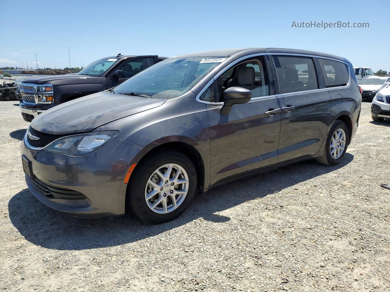 2017 Chrysler Pacifica Touring Серый vin: 2C4RC1DG9HR517505