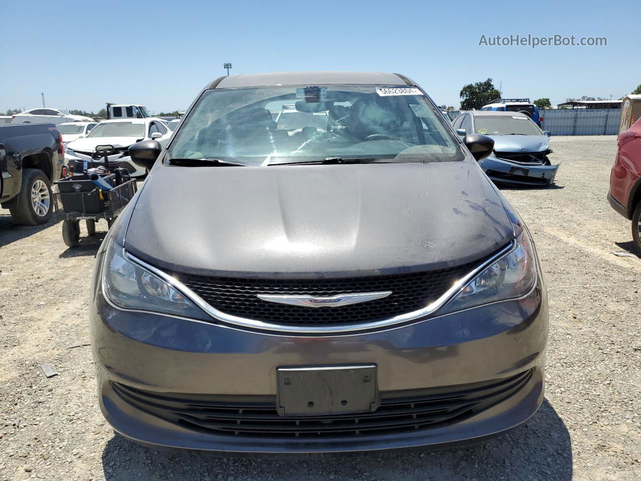 2017 Chrysler Pacifica Touring Gray vin: 2C4RC1DG9HR517505