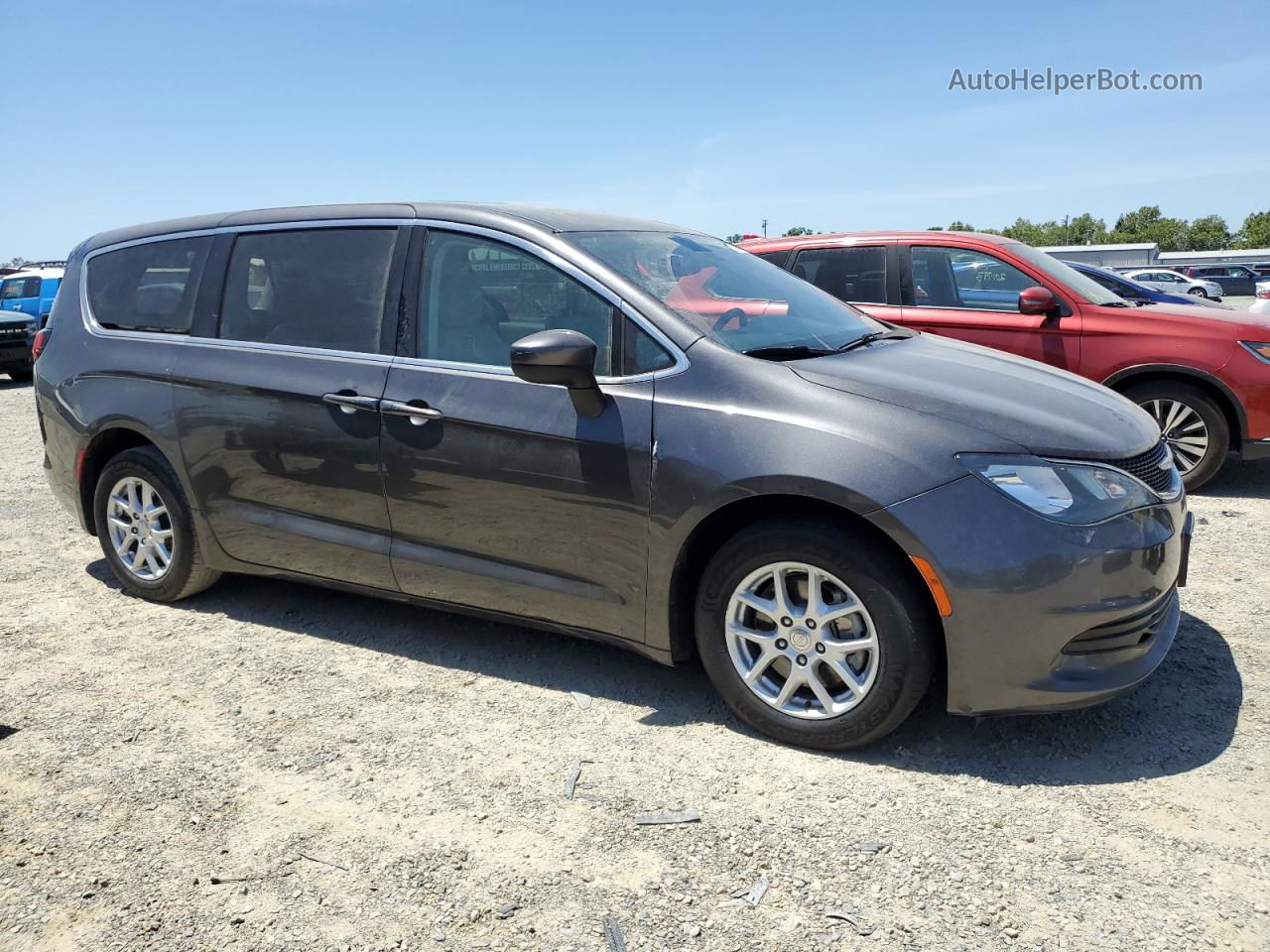 2017 Chrysler Pacifica Touring Gray vin: 2C4RC1DG9HR517505