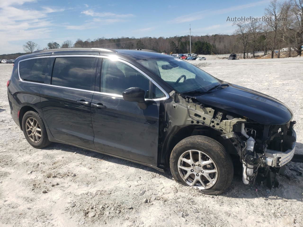 2020 Chrysler Voyager Lxi Черный vin: 2C4RC1DG9LR268356