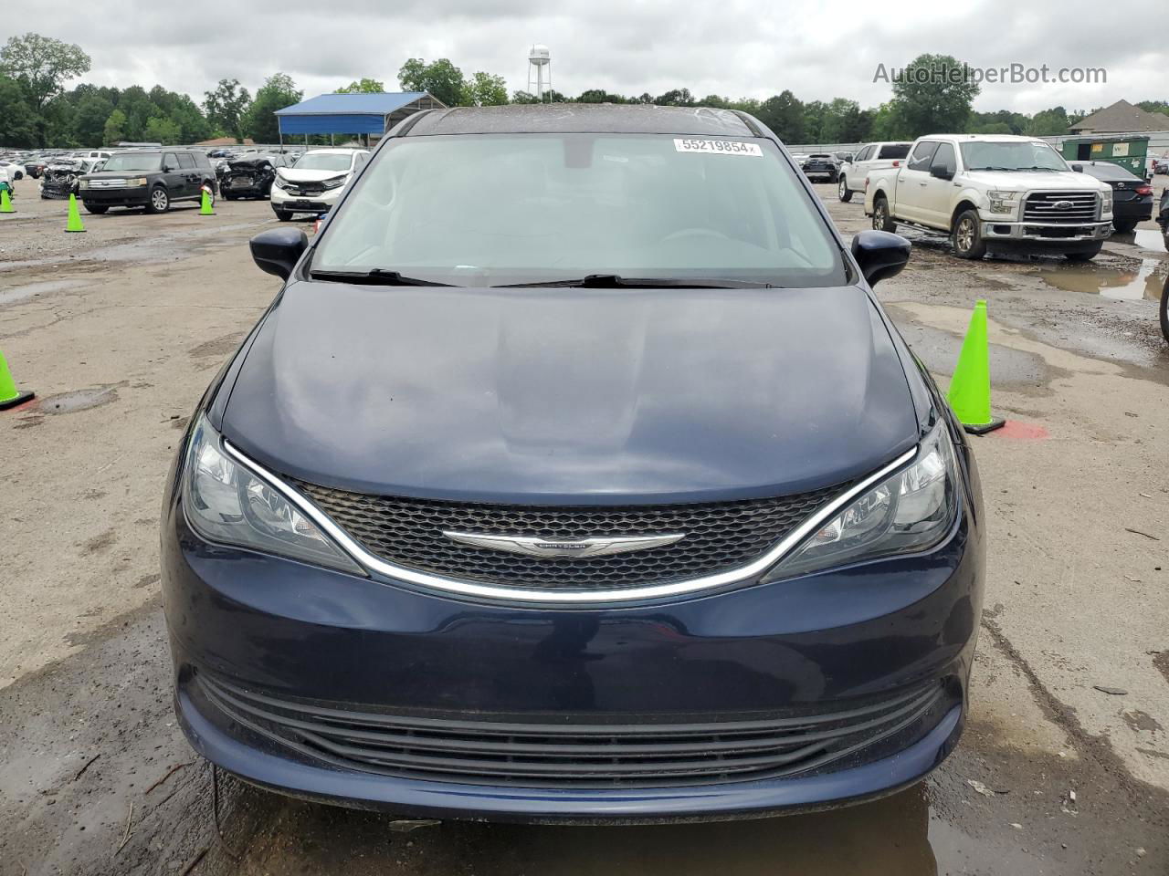 2017 Chrysler Pacifica Touring Blue vin: 2C4RC1DGXHR522387