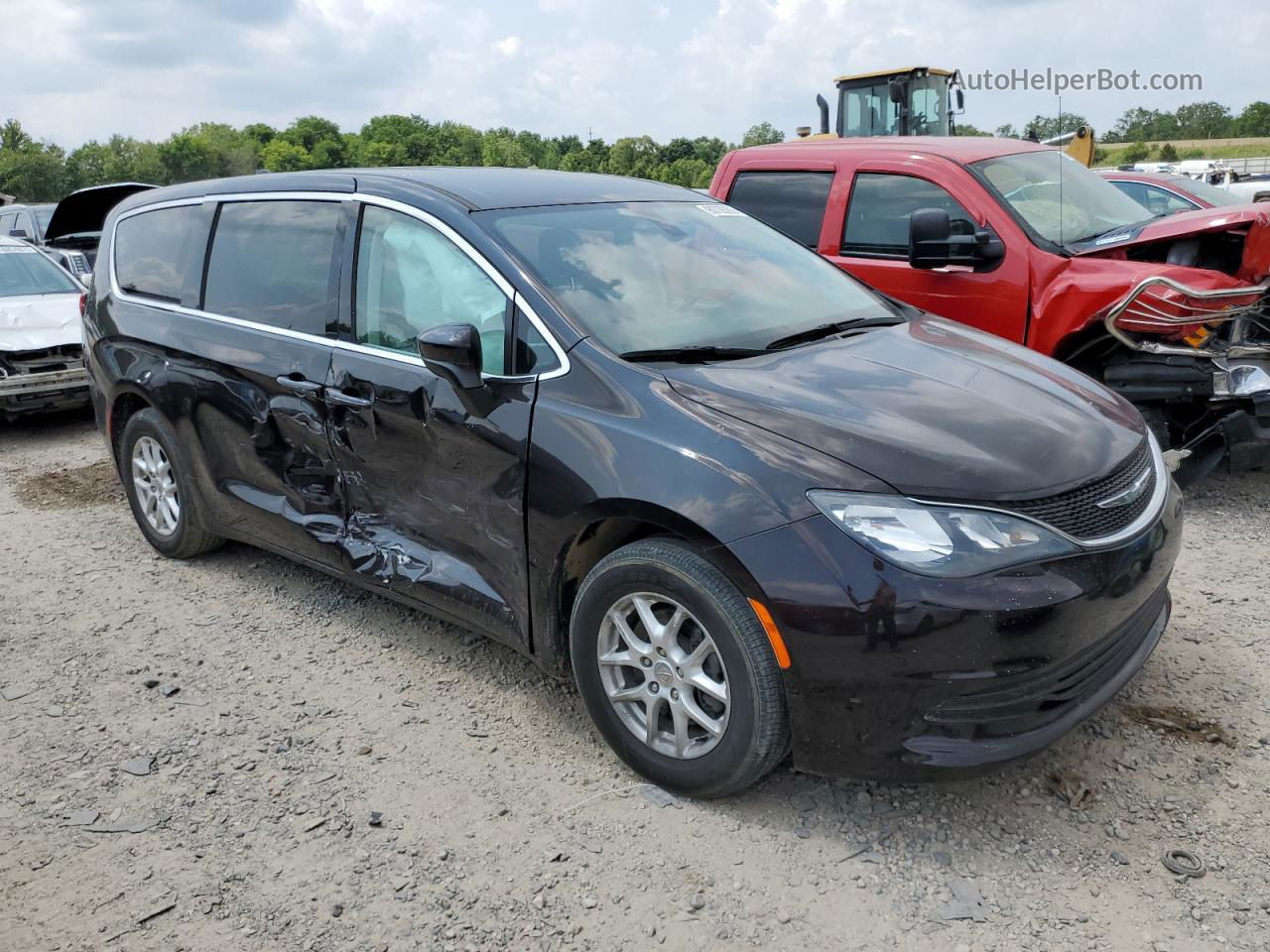 2017 Chrysler Pacifica Touring Black vin: 2C4RC1DGXHR578085