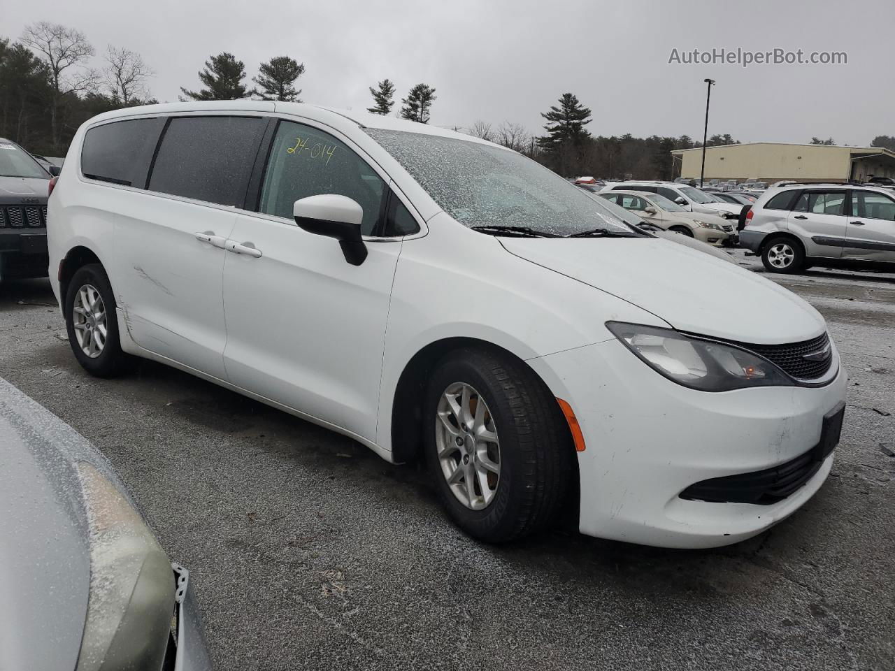 2017 Chrysler Pacifica Touring White vin: 2C4RC1DGXHR663766