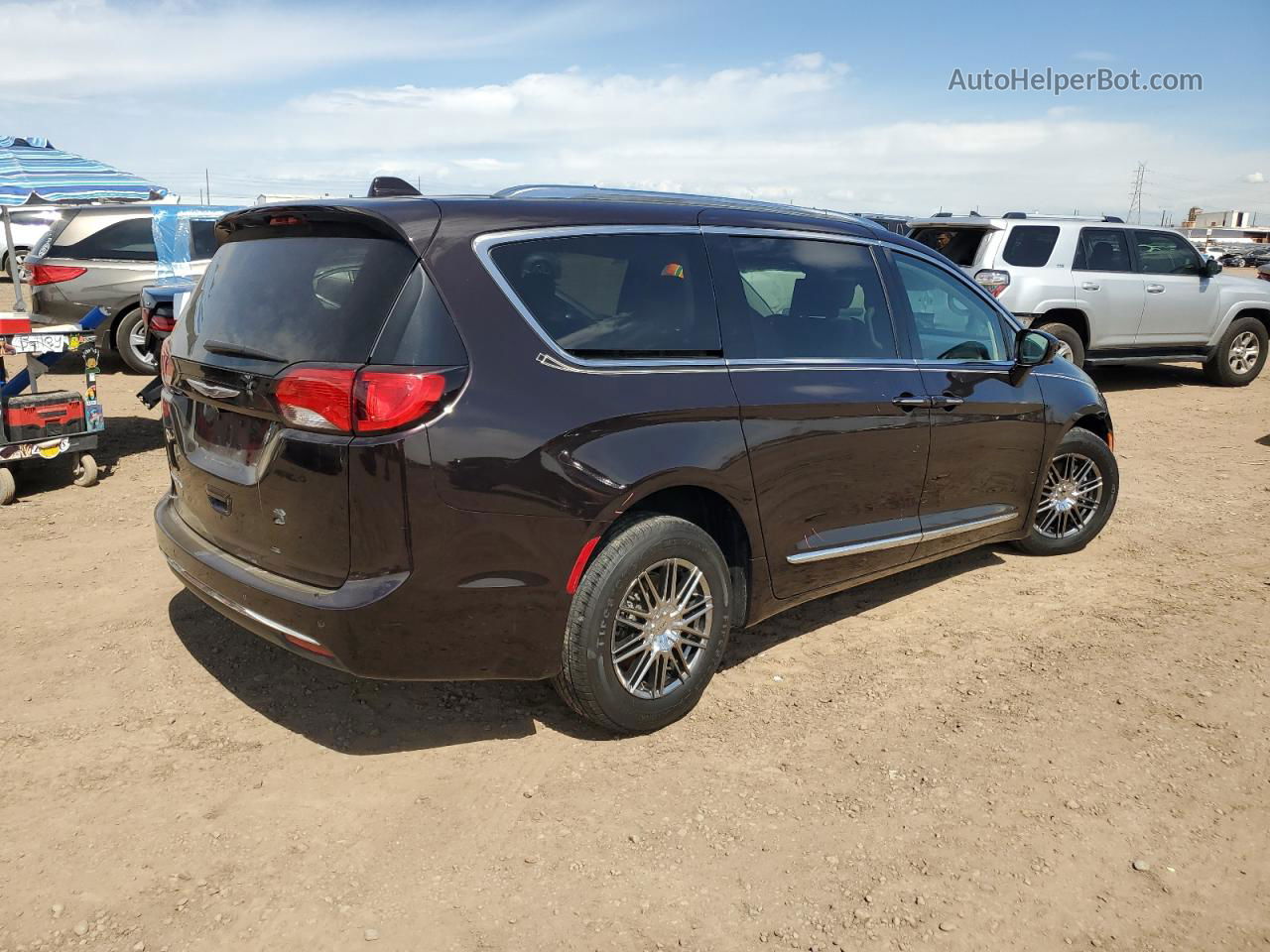 2017 Chrysler Pacifica Touring L Plus Black vin: 2C4RC1EG0HR525586