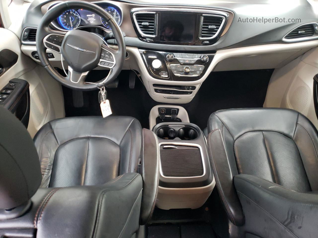 2017 Chrysler Pacifica Touring L Plus Бордовый vin: 2C4RC1EG0HR780125