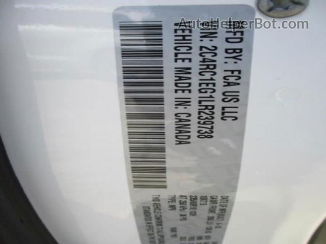 2020 Chrysler Pacifica Touring L Plus White vin: 2C4RC1EG1LR239738