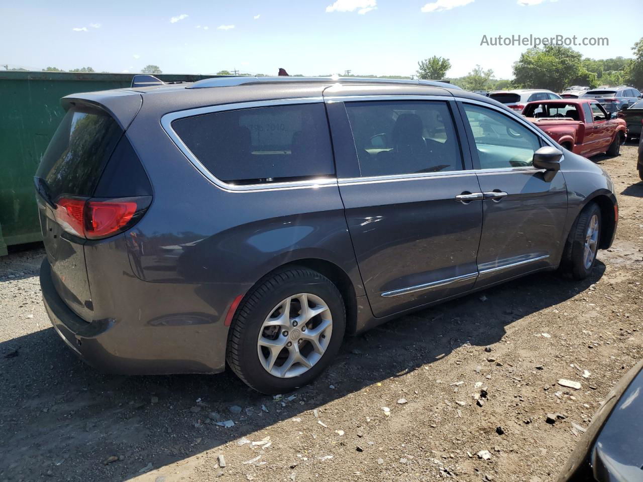 2017 Chrysler Pacifica Touring L Plus Серый vin: 2C4RC1EG2HR514167