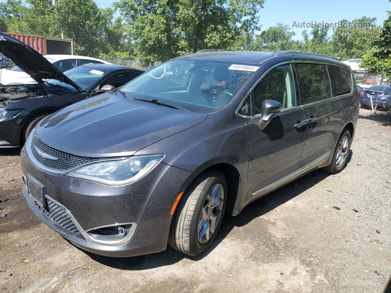 2017 Chrysler Pacifica Touring L Plus Серый vin: 2C4RC1EG2HR514167