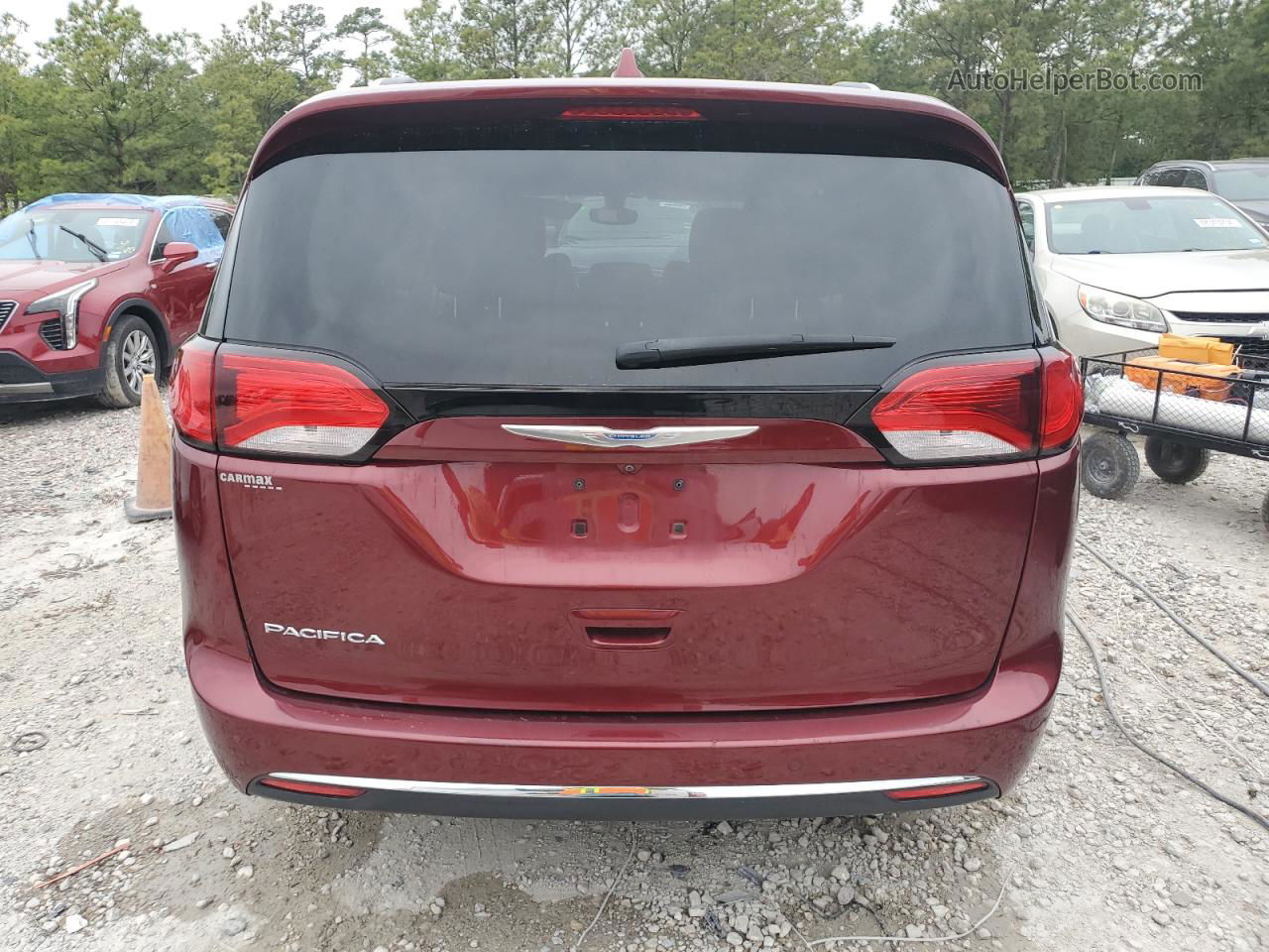 2017 Chrysler Pacifica Touring L Plus Burgundy vin: 2C4RC1EG2HR747627