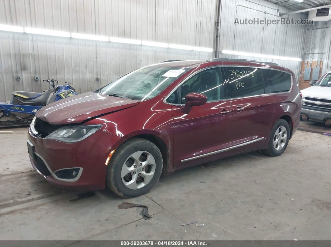 2017 Chrysler Pacifica Touring-l Plus Maroon vin: 2C4RC1EG4HR511397