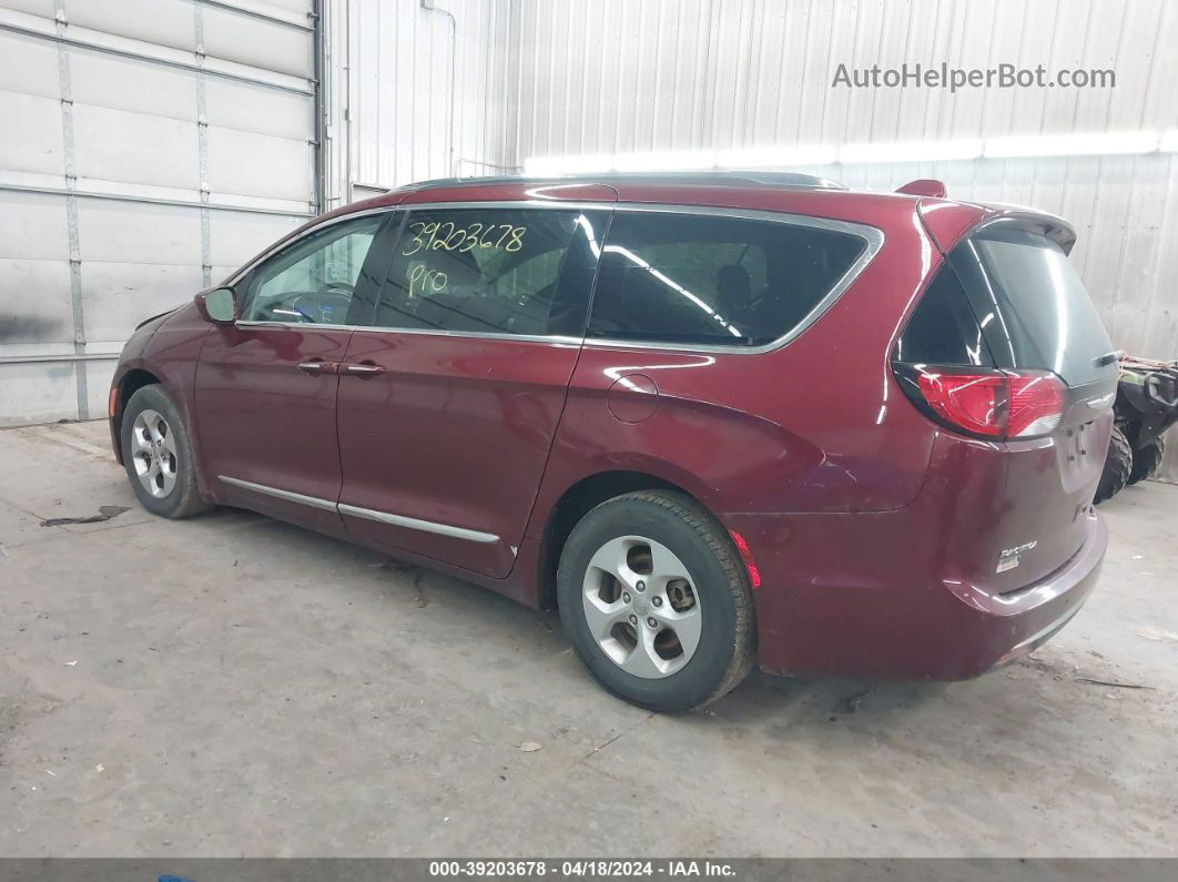 2017 Chrysler Pacifica Touring-l Plus Maroon vin: 2C4RC1EG4HR511397