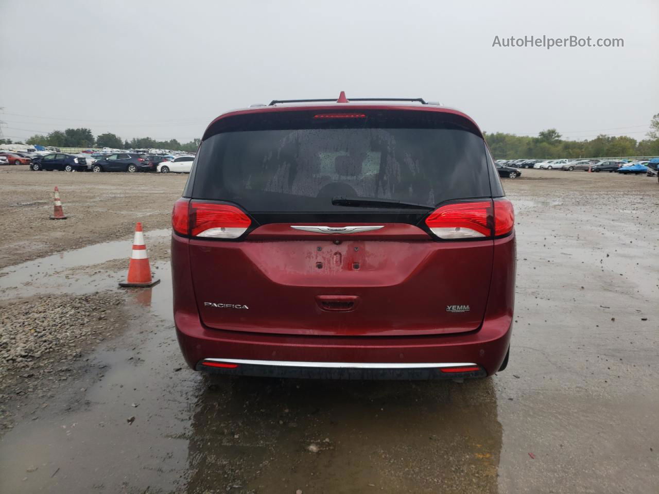 2017 Chrysler Pacifica Touring L Plus Бордовый vin: 2C4RC1EG5HR607605