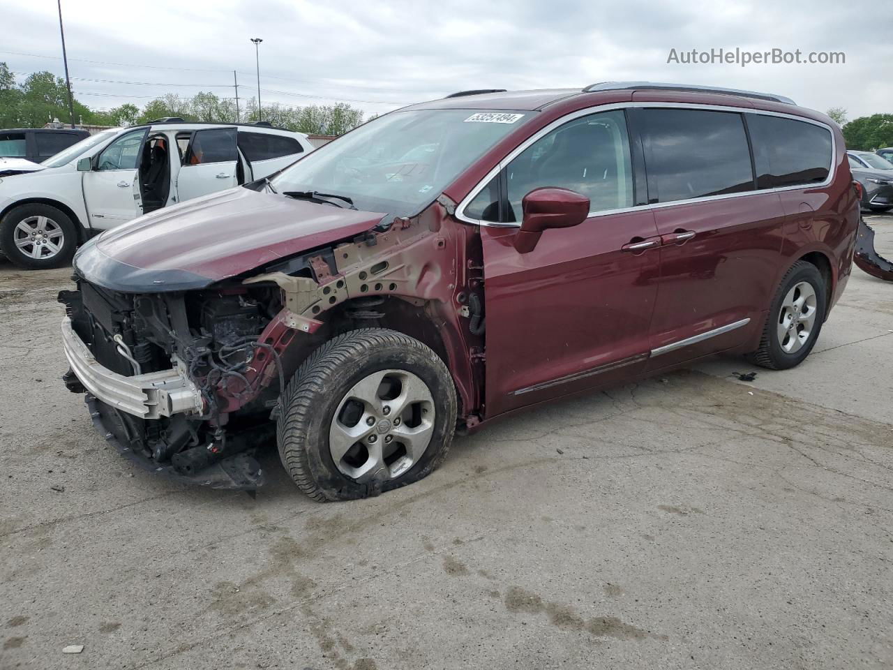 2017 Chrysler Pacifica Touring L Plus Burgundy vin: 2C4RC1EG5HR648784