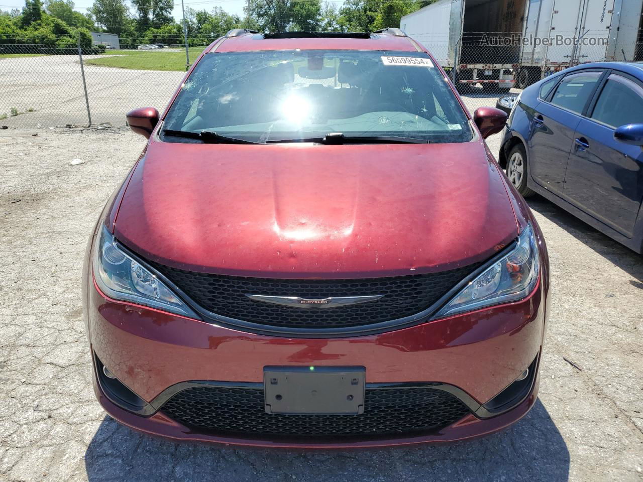 2020 Chrysler Pacifica Touring L Plus Red vin: 2C4RC1EG5LR270054