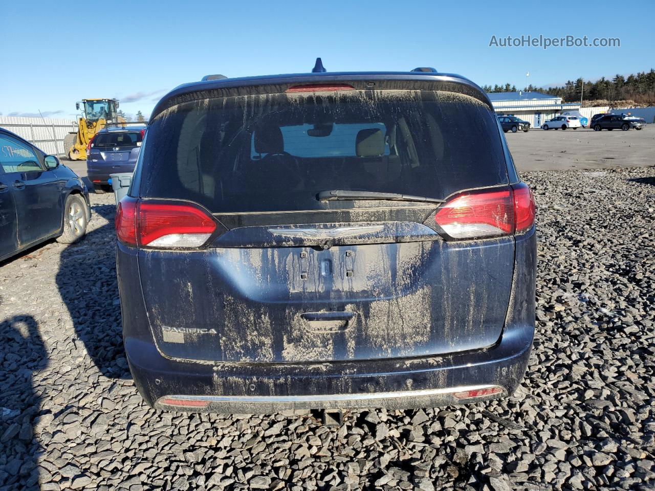 2017 Chrysler Pacifica Touring L Plus Blue vin: 2C4RC1EG8HR518546