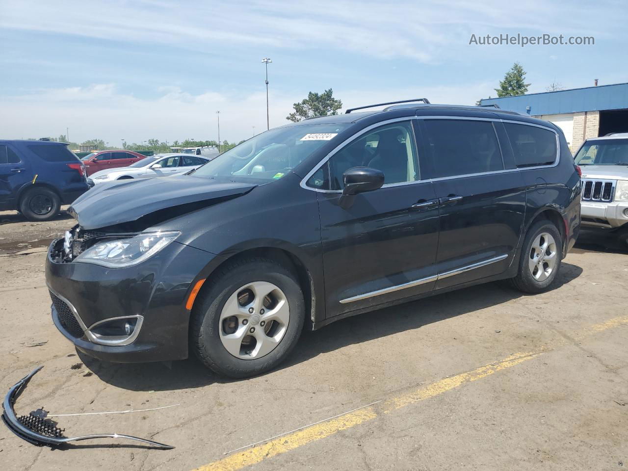 2017 Chrysler Pacifica Touring L Plus Charcoal vin: 2C4RC1EG8HR770491