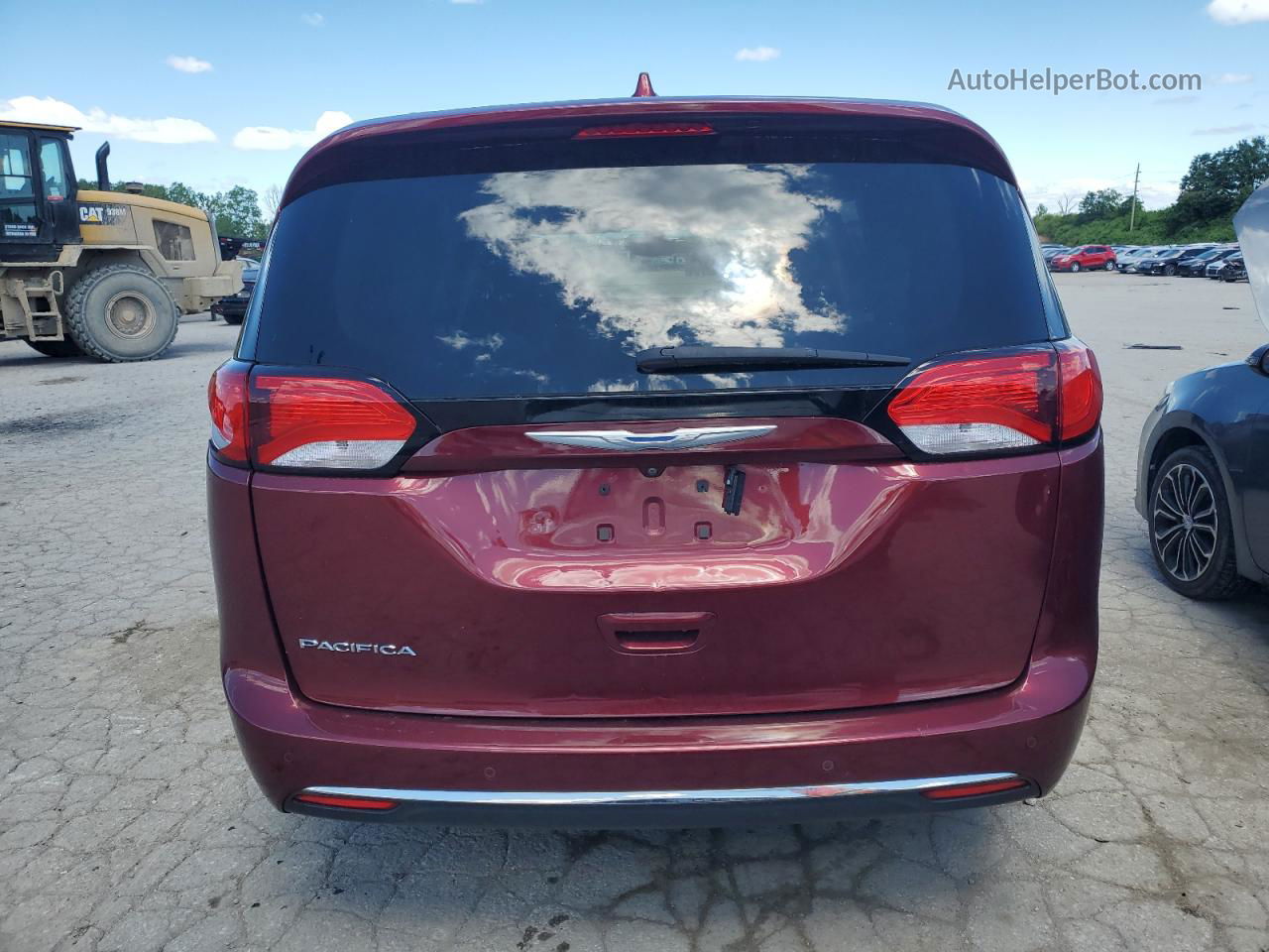 2017 Chrysler Pacifica Touring L Plus Maroon vin: 2C4RC1EG8HR827126