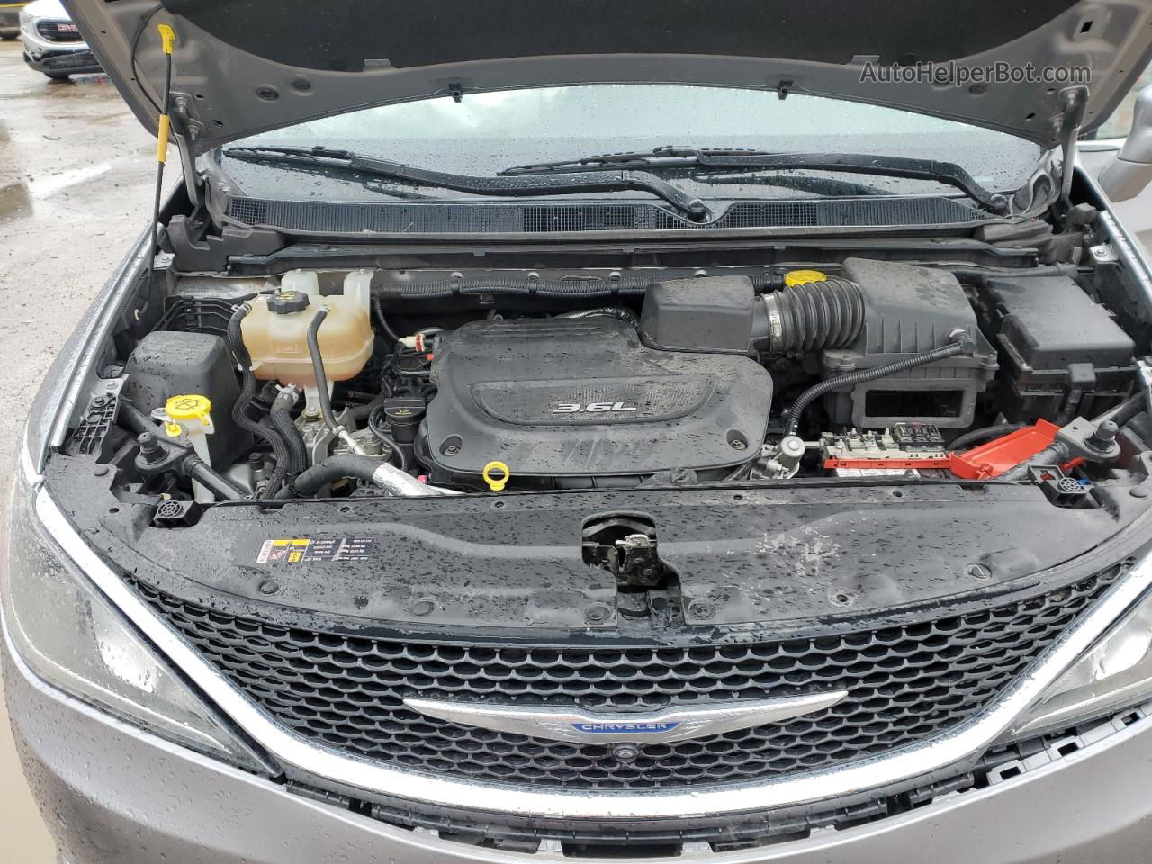 2017 Chrysler Pacifica Touring L Plus Серебряный vin: 2C4RC1EG9HR500573