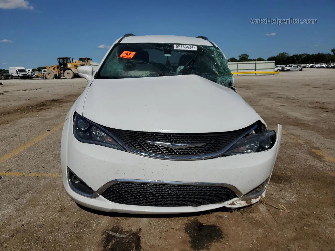 2017 Chrysler Pacifica Touring L Plus White vin: 2C4RC1EG9HR570946