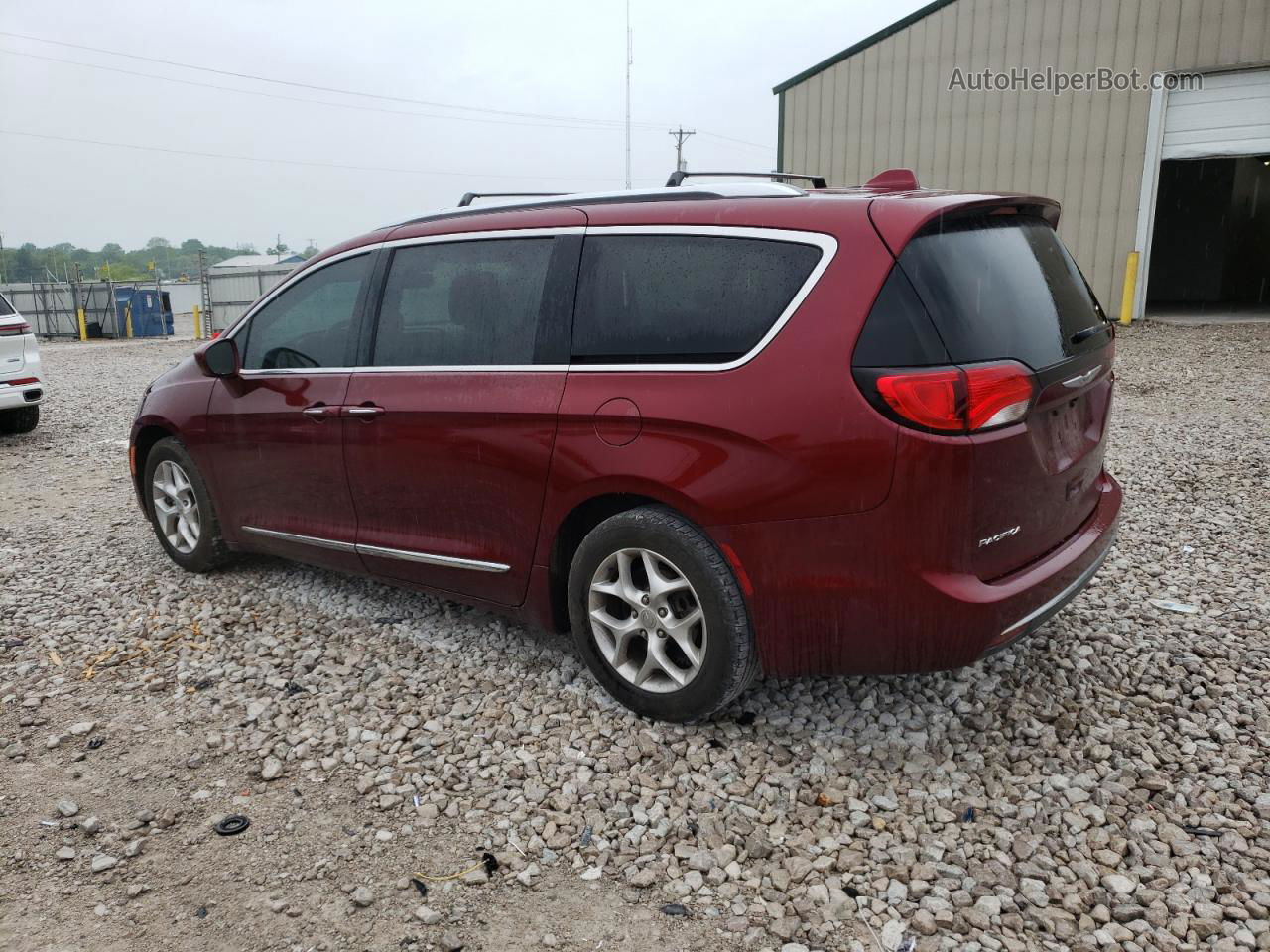 2017 Chrysler Pacifica Touring L Plus Maroon vin: 2C4RC1EG9HR622639