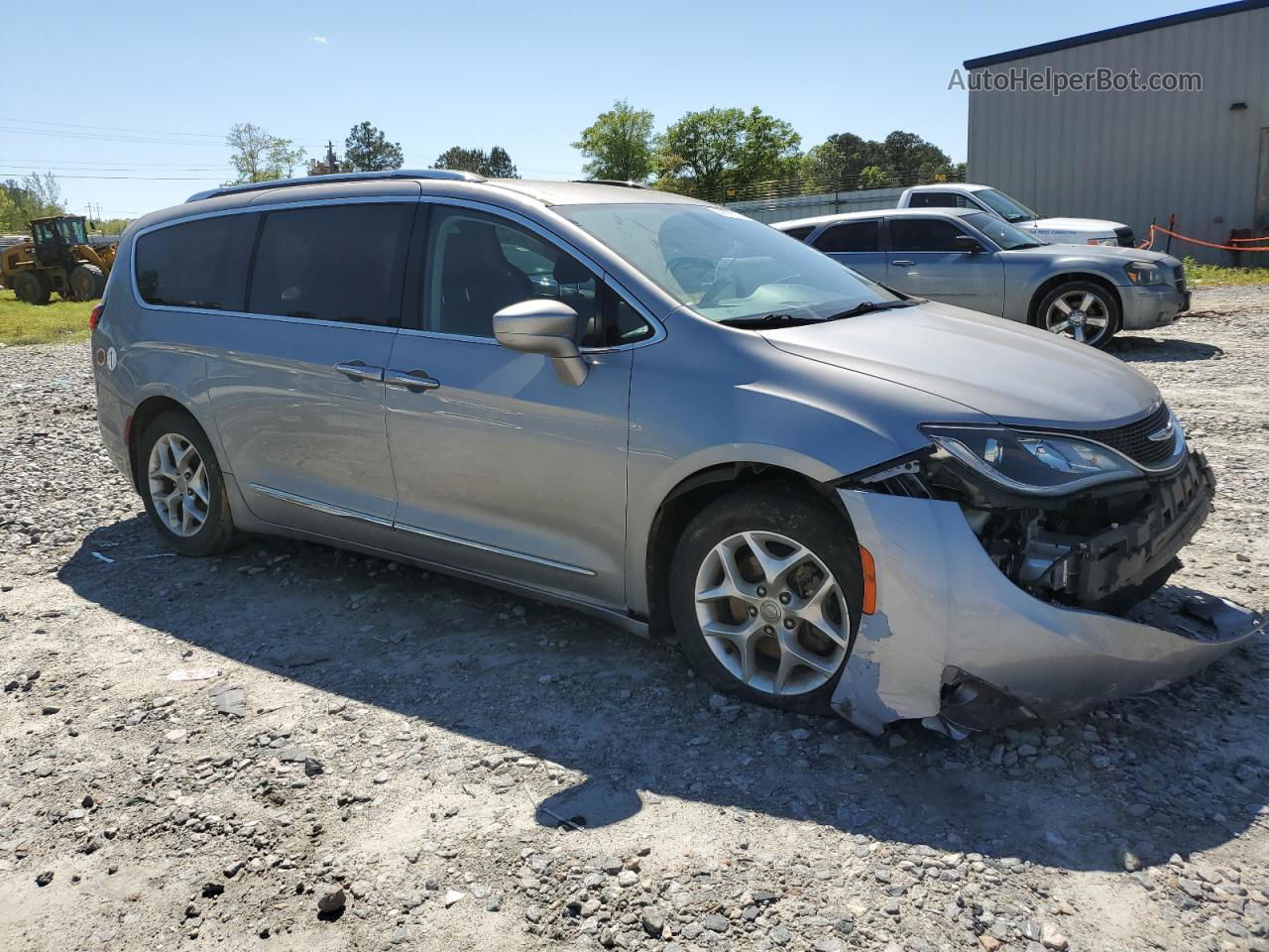 2017 Chrysler Pacifica Touring L Plus Серебряный vin: 2C4RC1EG9HR844825