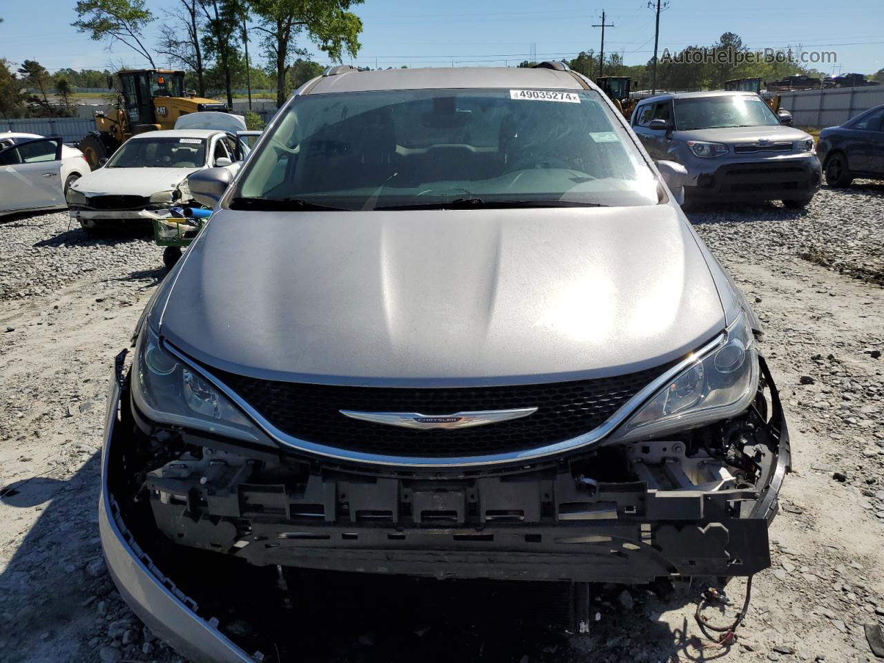 2017 Chrysler Pacifica Touring L Plus Silver vin: 2C4RC1EG9HR844825