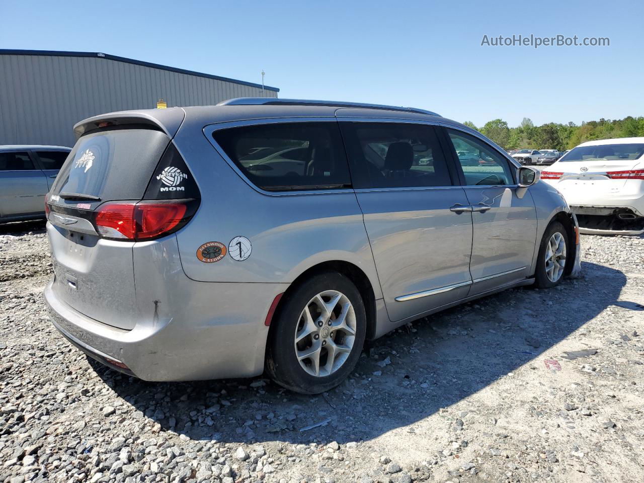 2017 Chrysler Pacifica Touring L Plus Серебряный vin: 2C4RC1EG9HR844825