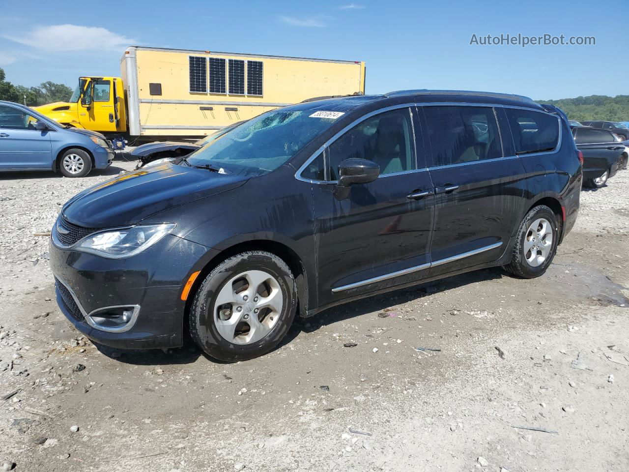 2017 Chrysler Pacifica Touring L Plus Черный vin: 2C4RC1EGXHR541617