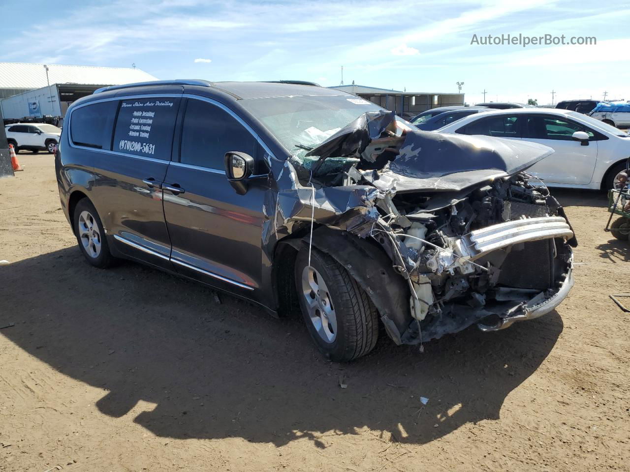 2017 Chrysler Pacifica Touring L Plus Charcoal vin: 2C4RC1EGXHR669985