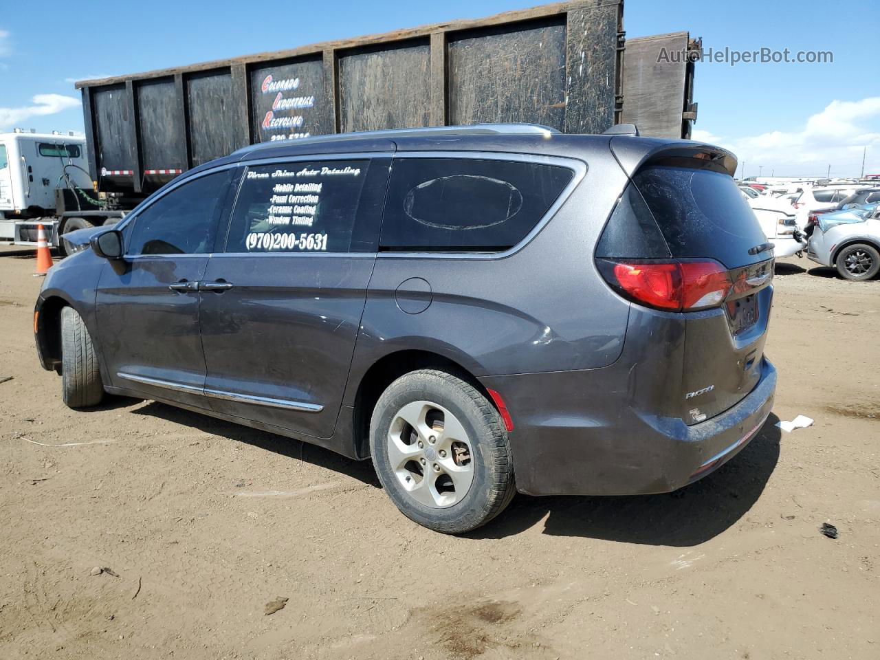 2017 Chrysler Pacifica Touring L Plus Charcoal vin: 2C4RC1EGXHR669985