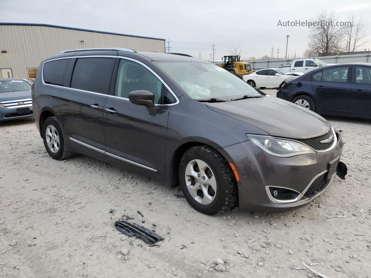 2017 Chrysler Pacifica Touring L Plus Серый vin: 2C4RC1EGXHR768922