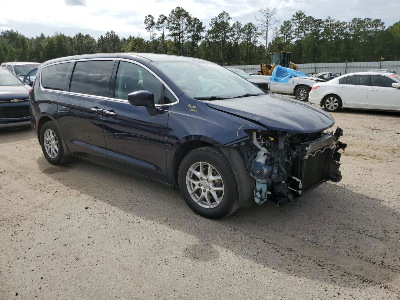 2020 Chrysler Pacifica Touring Синий vin: 2C4RC1FG1LR133188