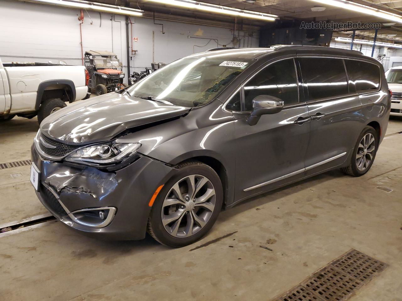 2017 Chrysler Pacifica Limited Серый vin: 2C4RC1GG0HR561467