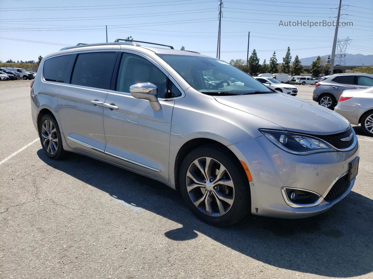 2017 Chrysler Pacifica Limited Серый vin: 2C4RC1GG0HR627810