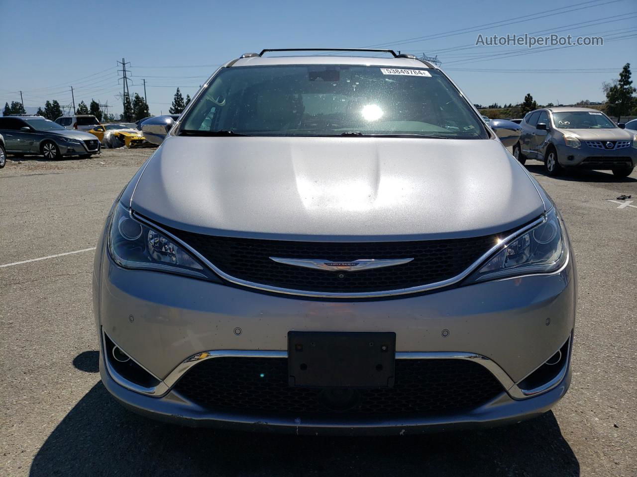 2017 Chrysler Pacifica Limited Gray vin: 2C4RC1GG0HR627810