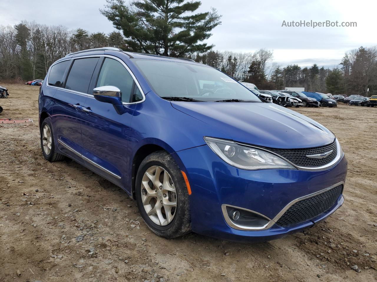 2020 Chrysler Pacifica Limited Blue vin: 2C4RC1GG0LR115375