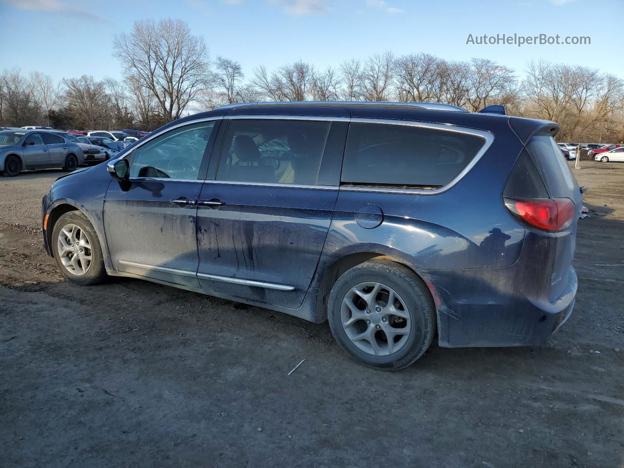 2017 Chrysler Pacifica Limited Синий vin: 2C4RC1GG2HR531371