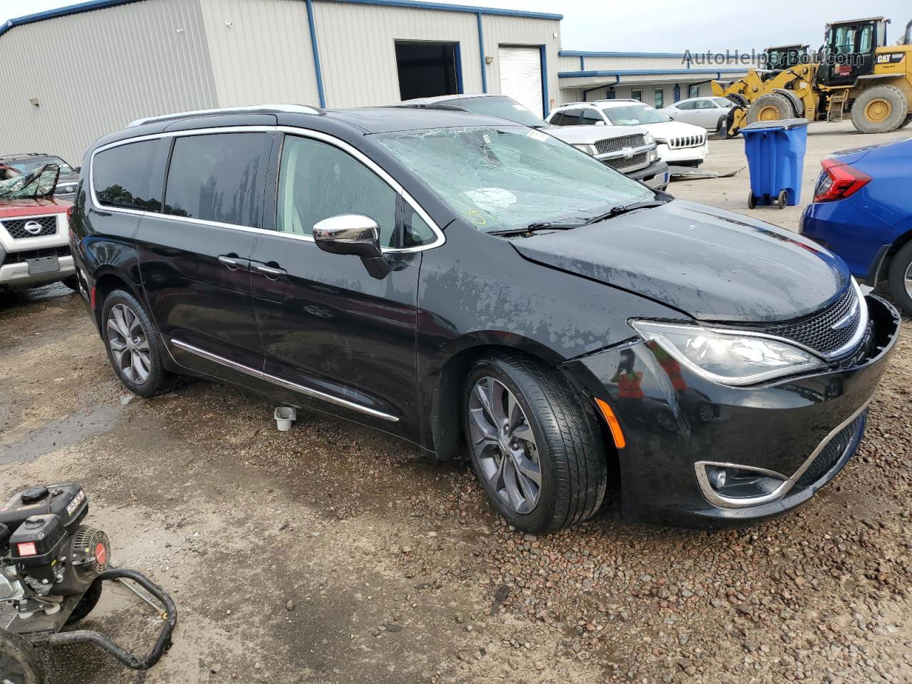 2017 Chrysler Pacifica Limited Black vin: 2C4RC1GG2HR838121