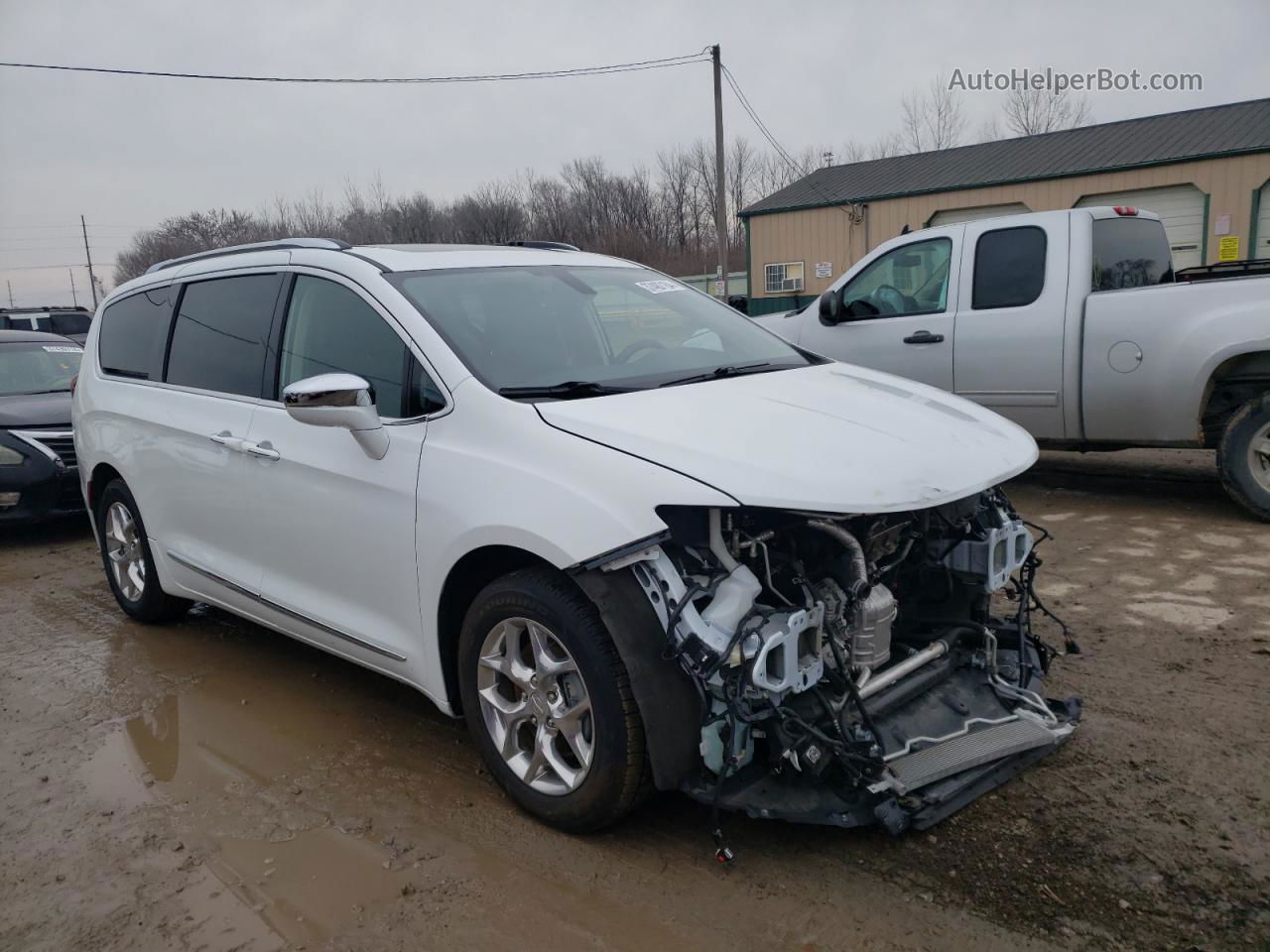 2020 Chrysler Pacifica Limited White vin: 2C4RC1GG2LR258716