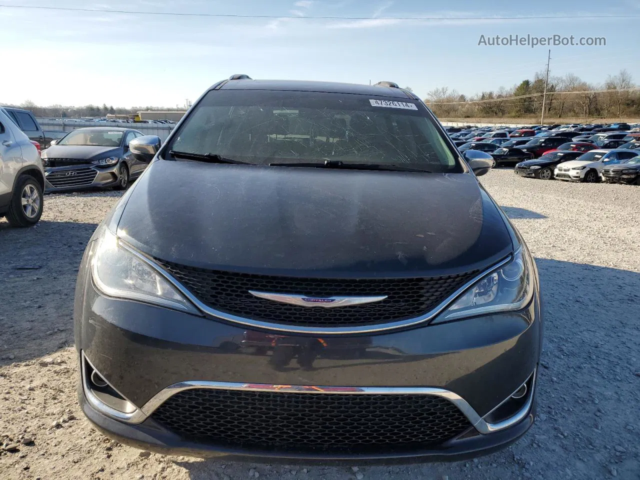 2020 Chrysler Pacifica Limited Синий vin: 2C4RC1GG2LR285382