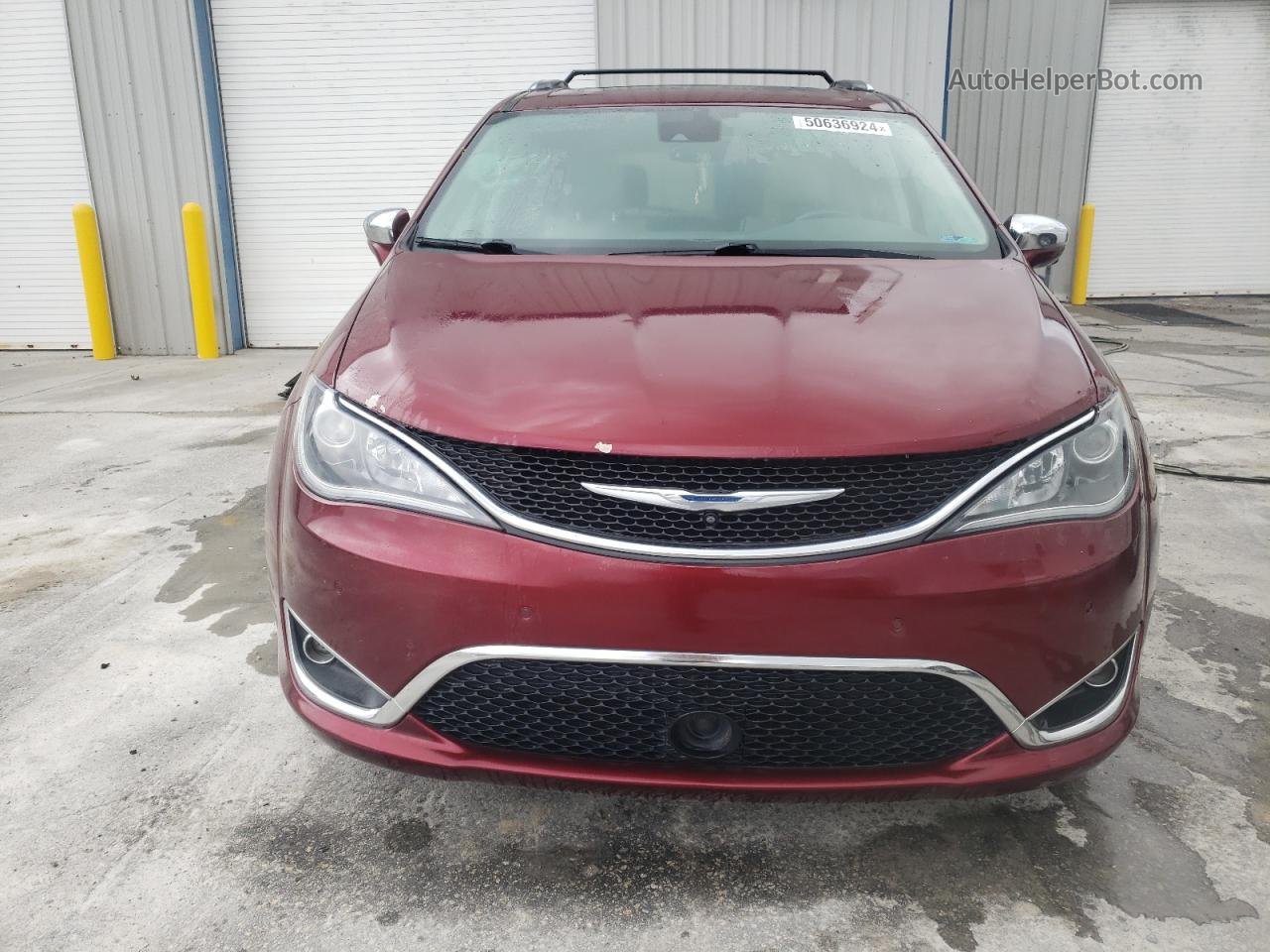 2017 Chrysler Pacifica Limited Бордовый vin: 2C4RC1GG3HR545280
