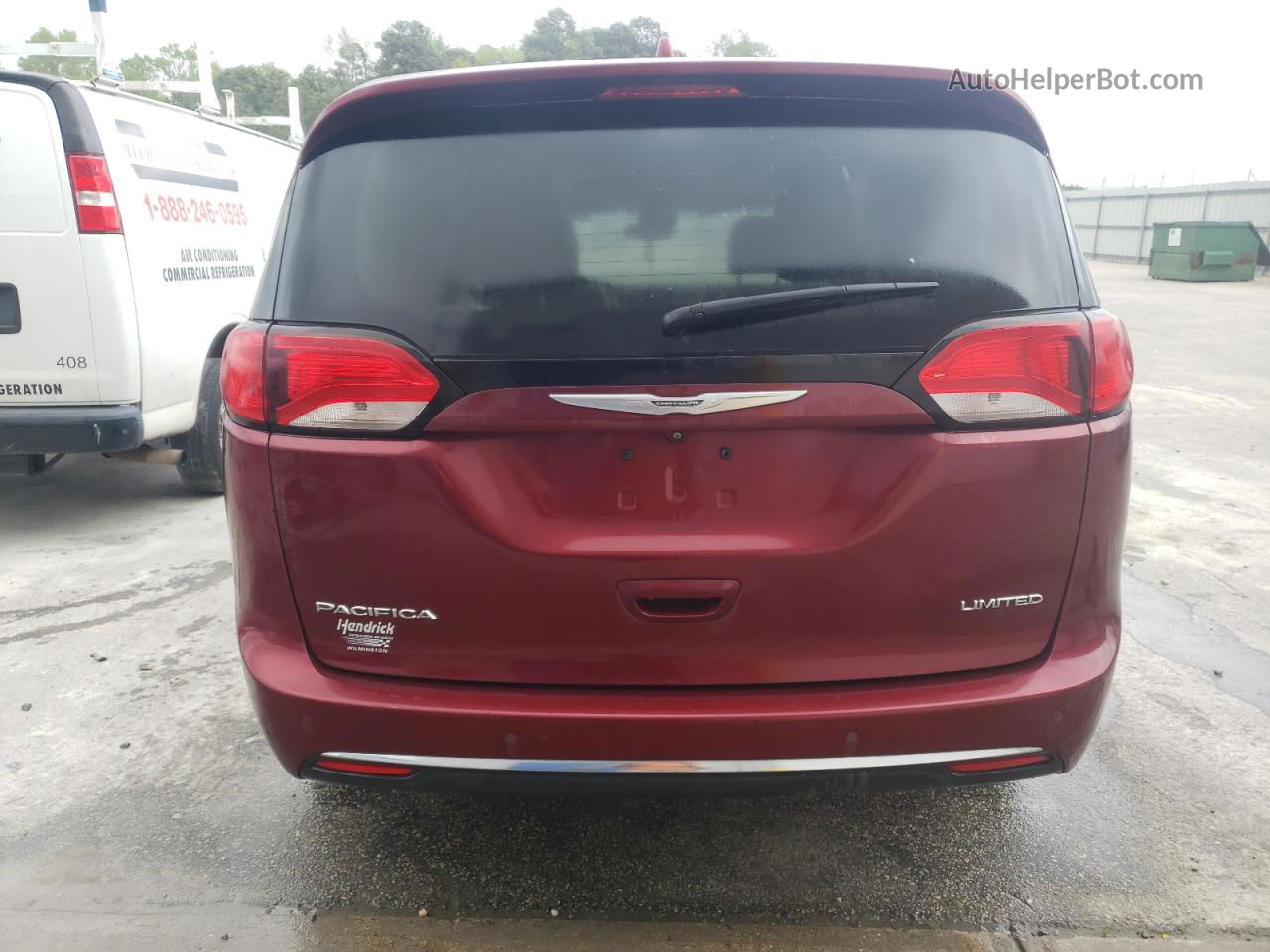 2017 Chrysler Pacifica Limited Burgundy vin: 2C4RC1GG3HR545280