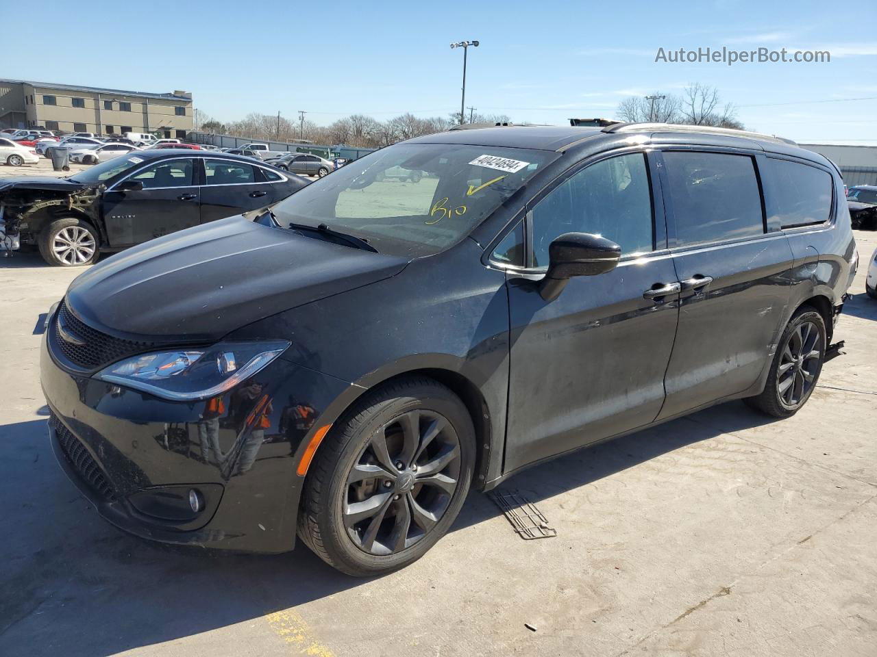 2020 Chrysler Pacifica Limited Черный vin: 2C4RC1GG3LR141033