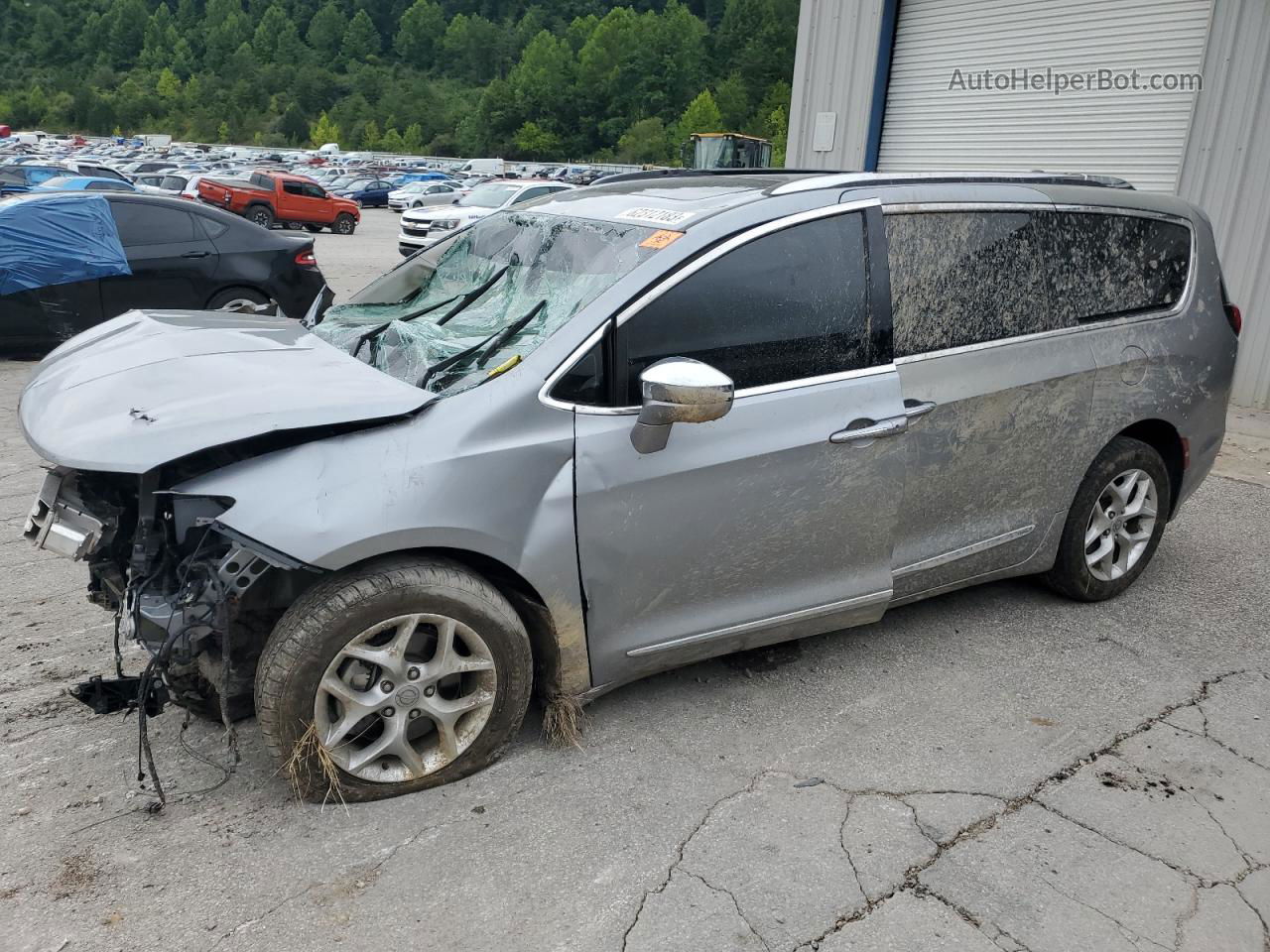 2020 Chrysler Pacifica Limited Gray vin: 2C4RC1GG4LR130865