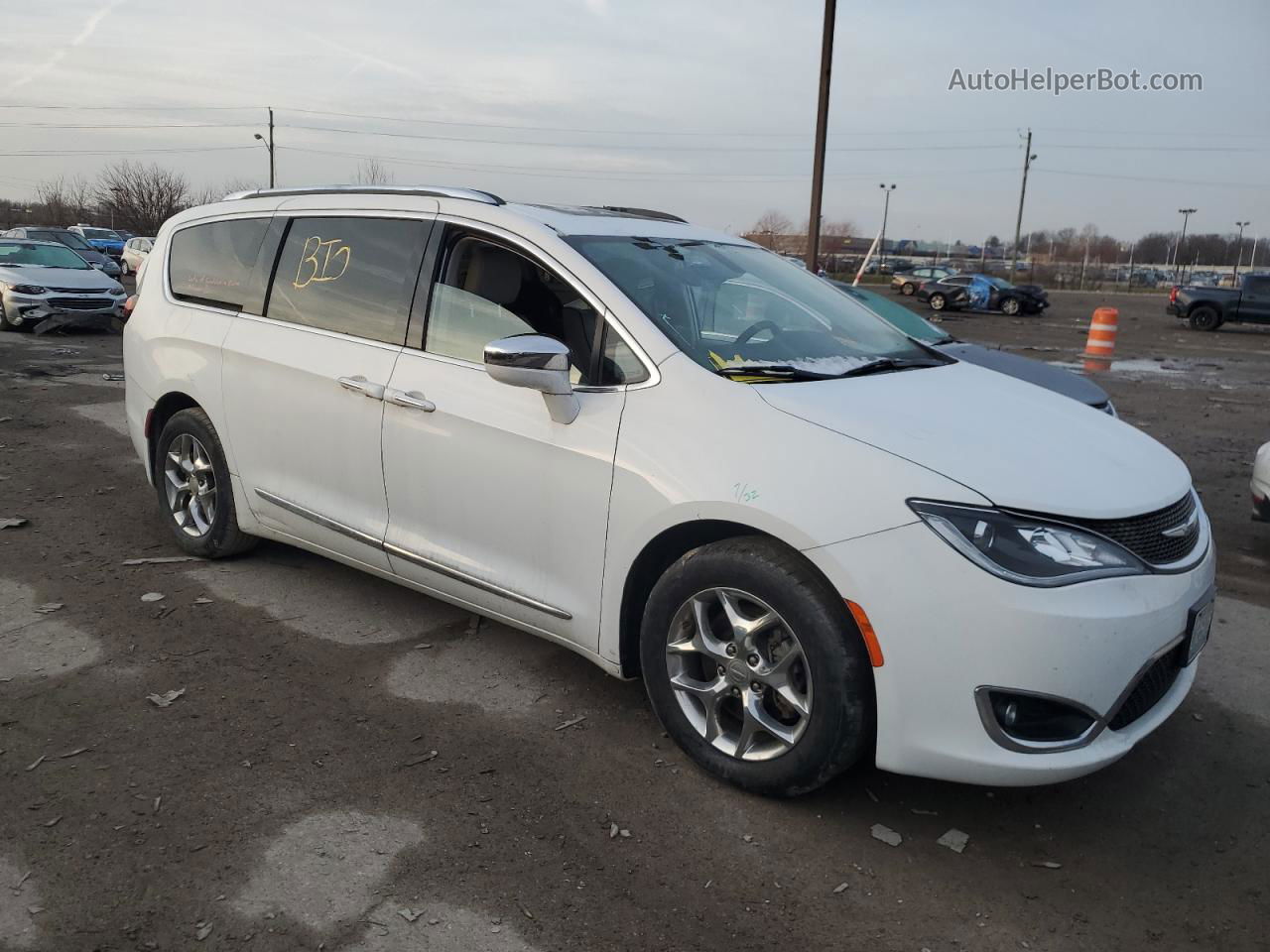 2017 Chrysler Pacifica Limited Белый vin: 2C4RC1GG5HR528805