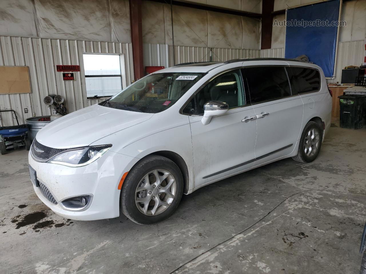 2020 Chrysler Pacifica Limited White vin: 2C4RC1GG5LR109622